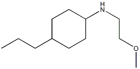 N-(2-methoxyethyl)-4-propylcyclohexan-1-amine Structure