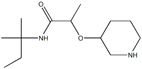 N-(2-methylbutan-2-yl)-2-(piperidin-3-yloxy)propanamide