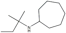 N-(2-methylbutan-2-yl)cycloheptanamine 结构式