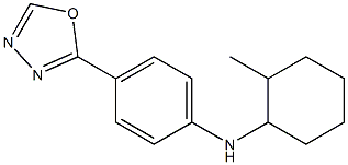 N-(2-methylcyclohexyl)-4-(1,3,4-oxadiazol-2-yl)aniline