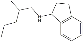 N-(2-methylpentyl)-2,3-dihydro-1H-inden-1-amine Struktur