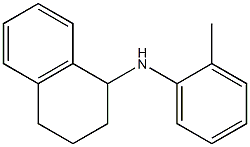 N-(2-methylphenyl)-1,2,3,4-tetrahydronaphthalen-1-amine,,结构式