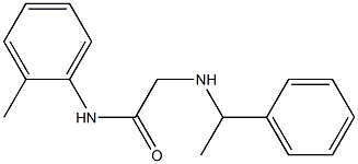 N-(2-methylphenyl)-2-[(1-phenylethyl)amino]acetamide