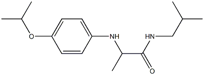 N-(2-methylpropyl)-2-{[4-(propan-2-yloxy)phenyl]amino}propanamide