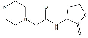 N-(2-oxooxolan-3-yl)-2-(piperazin-1-yl)acetamide|