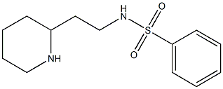 N-(2-piperidin-2-ylethyl)benzenesulfonamide