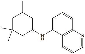 N-(3,3,5-trimethylcyclohexyl)quinolin-5-amine 化学構造式