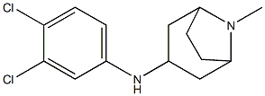 N-(3,4-dichlorophenyl)-8-methyl-8-azabicyclo[3.2.1]octan-3-amine Struktur