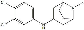 N-(3,4-dichlorophenyl)-8-methyl-8-azabicyclo[3.2.1]octan-3-amine Structure