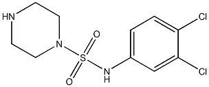 N-(3,4-dichlorophenyl)piperazine-1-sulfonamide Structure