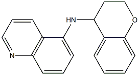 N-(3,4-dihydro-2H-1-benzopyran-4-yl)quinolin-5-amine Structure