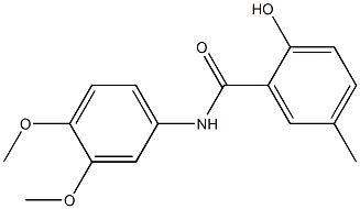  N-(3,4-dimethoxyphenyl)-2-hydroxy-5-methylbenzamide