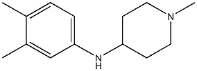 N-(3,4-dimethylphenyl)-1-methylpiperidin-4-amine Struktur