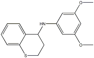  N-(3,5-dimethoxyphenyl)-3,4-dihydro-2H-1-benzothiopyran-4-amine