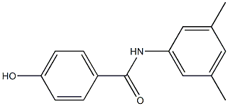 N-(3,5-dimethylphenyl)-4-hydroxybenzamide Structure