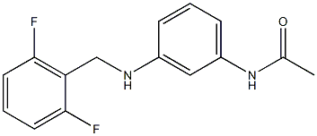 N-(3-{[(2,6-difluorophenyl)methyl]amino}phenyl)acetamide Struktur