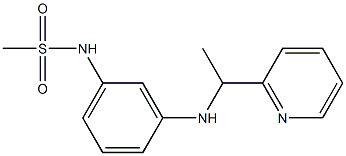 N-(3-{[1-(pyridin-2-yl)ethyl]amino}phenyl)methanesulfonamide