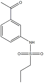 N-(3-acetylphenyl)propane-1-sulfonamide