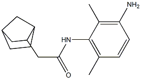 N-(3-amino-2,6-dimethylphenyl)-2-bicyclo[2.2.1]hept-2-ylacetamide 结构式