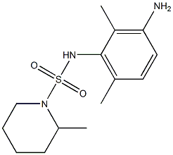 N-(3-amino-2,6-dimethylphenyl)-2-methylpiperidine-1-sulfonamide Structure