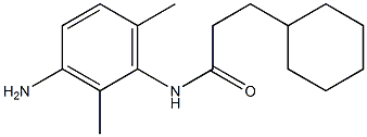 N-(3-amino-2,6-dimethylphenyl)-3-cyclohexylpropanamide Structure