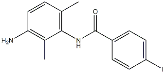 N-(3-amino-2,6-dimethylphenyl)-4-iodobenzamide,,结构式