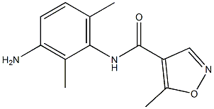 N-(3-amino-2,6-dimethylphenyl)-5-methylisoxazole-4-carboxamide Struktur
