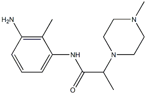  N-(3-amino-2-methylphenyl)-2-(4-methylpiperazin-1-yl)propanamide