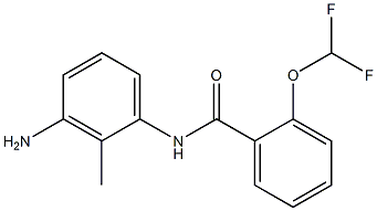 N-(3-amino-2-methylphenyl)-2-(difluoromethoxy)benzamide Structure