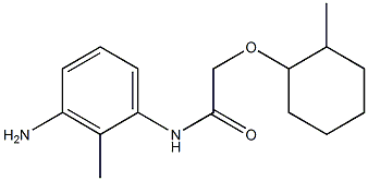 N-(3-amino-2-methylphenyl)-2-[(2-methylcyclohexyl)oxy]acetamide