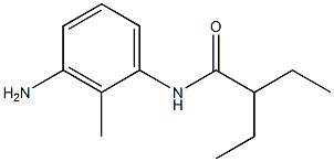 N-(3-amino-2-methylphenyl)-2-ethylbutanamide Struktur