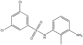 N-(3-amino-2-methylphenyl)-3,5-dichlorobenzene-1-sulfonamide