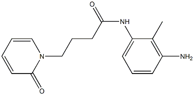 N-(3-amino-2-methylphenyl)-4-(2-oxopyridin-1(2H)-yl)butanamide Struktur