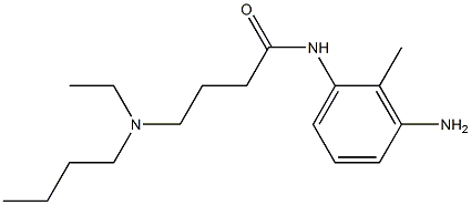 N-(3-amino-2-methylphenyl)-4-[butyl(ethyl)amino]butanamide Structure