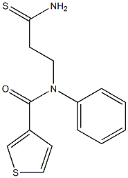 N-(3-amino-3-thioxopropyl)-N-phenylthiophene-3-carboxamide