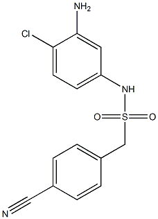 N-(3-amino-4-chlorophenyl)-1-(4-cyanophenyl)methanesulfonamide