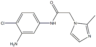 N-(3-amino-4-chlorophenyl)-2-(2-methyl-1H-imidazol-1-yl)acetamide|