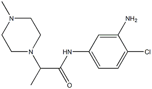 N-(3-amino-4-chlorophenyl)-2-(4-methylpiperazin-1-yl)propanamide Structure