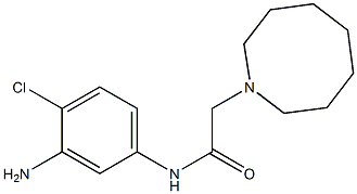 N-(3-amino-4-chlorophenyl)-2-(azocan-1-yl)acetamide Struktur