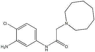 N-(3-amino-4-chlorophenyl)-2-(azocan-1-yl)acetamide Structure