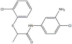  N-(3-amino-4-chlorophenyl)-2-[(2-chlorophenyl)sulfanyl]propanamide