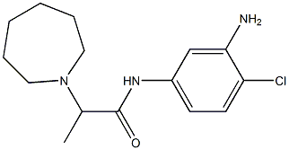 N-(3-amino-4-chlorophenyl)-2-azepan-1-ylpropanamide Struktur