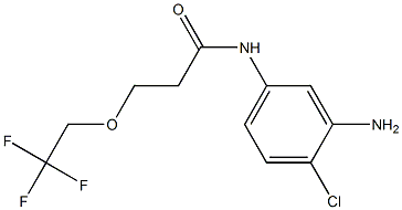 N-(3-amino-4-chlorophenyl)-3-(2,2,2-trifluoroethoxy)propanamide|