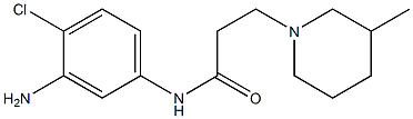 N-(3-amino-4-chlorophenyl)-3-(3-methylpiperidin-1-yl)propanamide