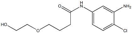 N-(3-amino-4-chlorophenyl)-4-(2-hydroxyethoxy)butanamide Structure