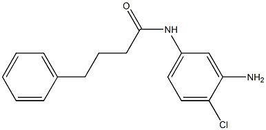 N-(3-amino-4-chlorophenyl)-4-phenylbutanamide 结构式