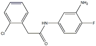 N-(3-amino-4-fluorophenyl)-2-(2-chlorophenyl)acetamide