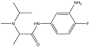 N-(3-amino-4-fluorophenyl)-2-[isopropyl(methyl)amino]propanamide