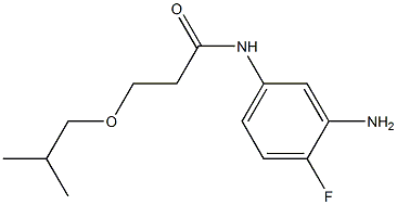  N-(3-amino-4-fluorophenyl)-3-(2-methylpropoxy)propanamide