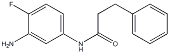 N-(3-amino-4-fluorophenyl)-3-phenylpropanamide Structure